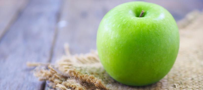 Apple on Table