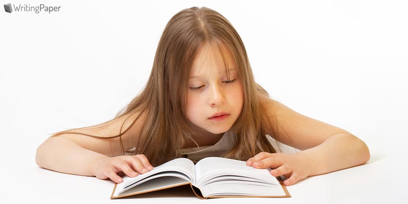 Girl Reads Book