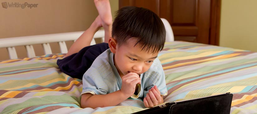 Kid Surfing Internet