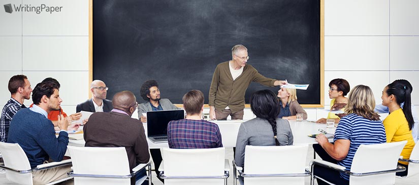 Lecture Room with Students