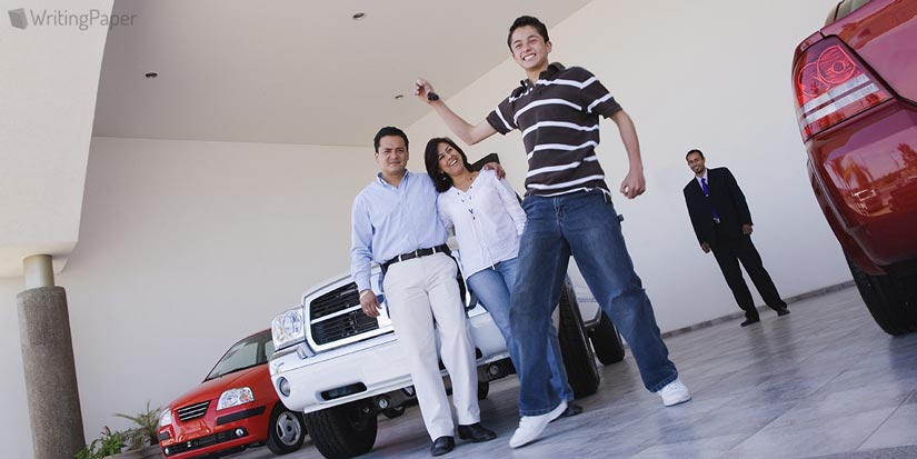 Man with Car Keys and Friends