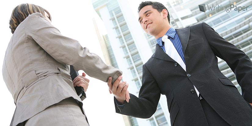 Two Person Shaking Hands